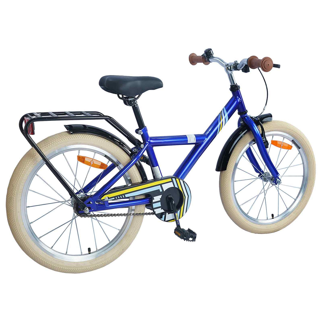 Børnecykel 24 tommer til 8-12 år Mørk blå