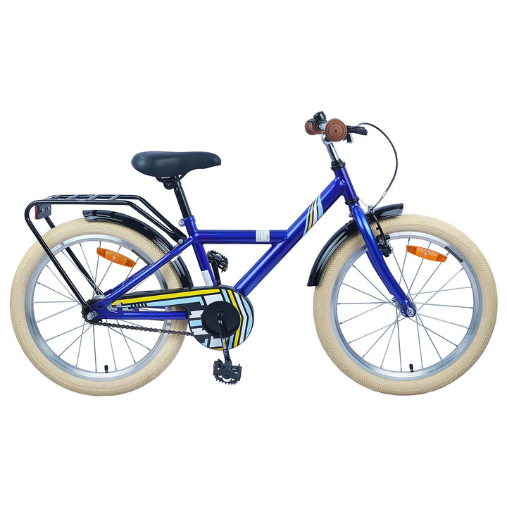 Børnecykel 24 tommer til 8-12 år Mørk blå