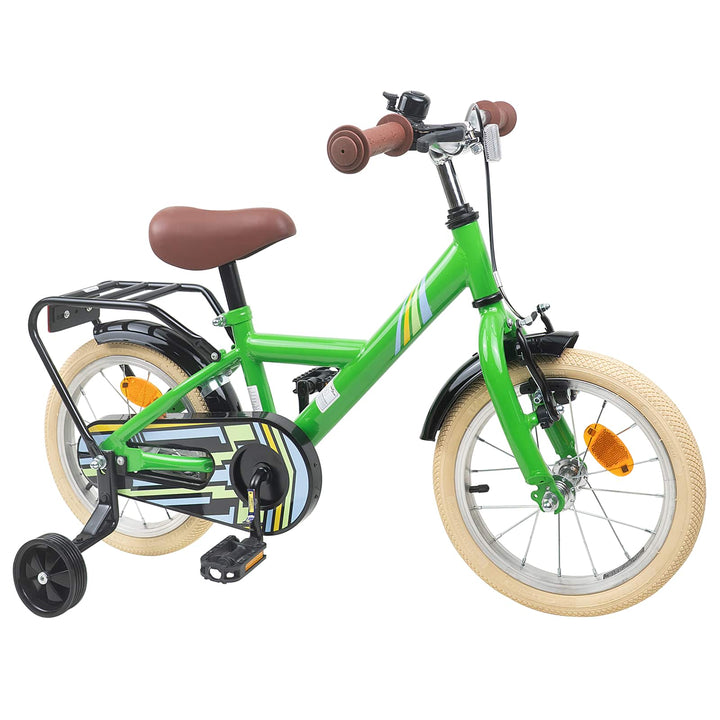 Børnecykel 12 tommer til 2-4 år gamle Grøn