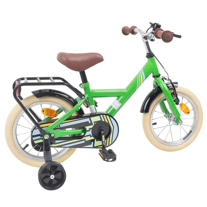 Børnecykel 12 tommer til 2-4 år gamle Grøn