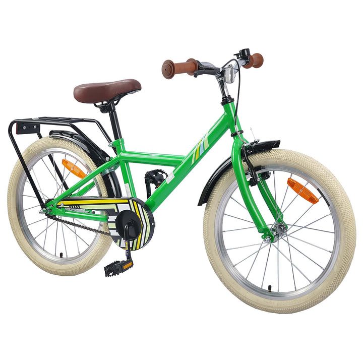 Børnecykel 24 tommer til 8-12 år Grøn