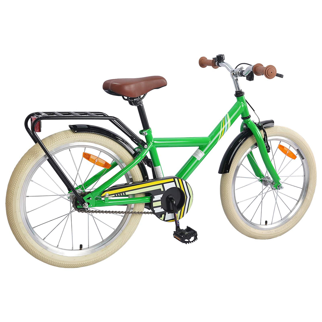 Børnecykel 24 tommer til 8-12 år Grøn