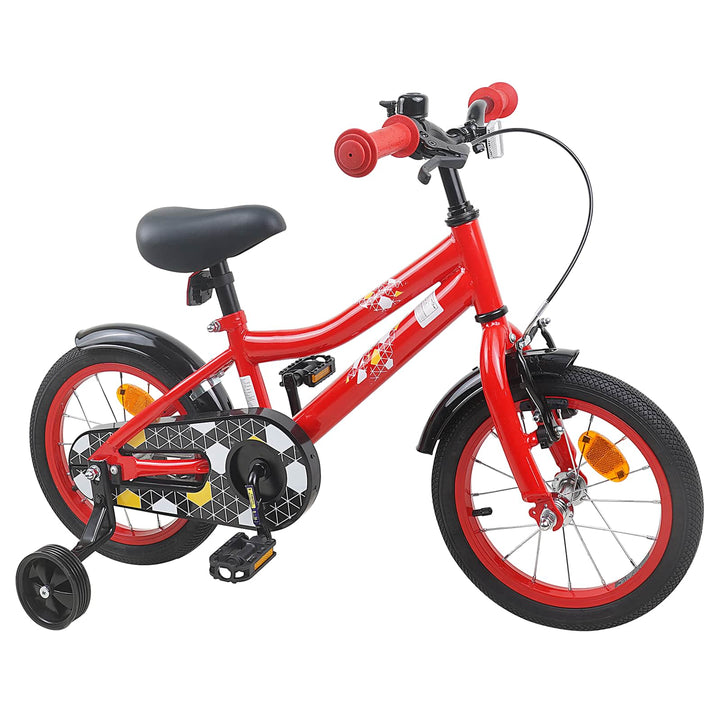 Børnecykel 12 tommer til 2-4 år gamle Rød