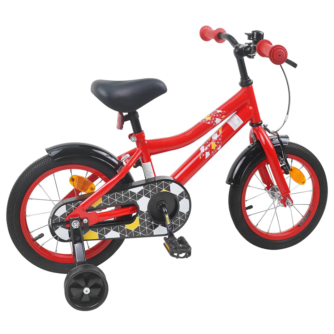 Børnecykel 12 tommer til 2-4 år gamle Rød