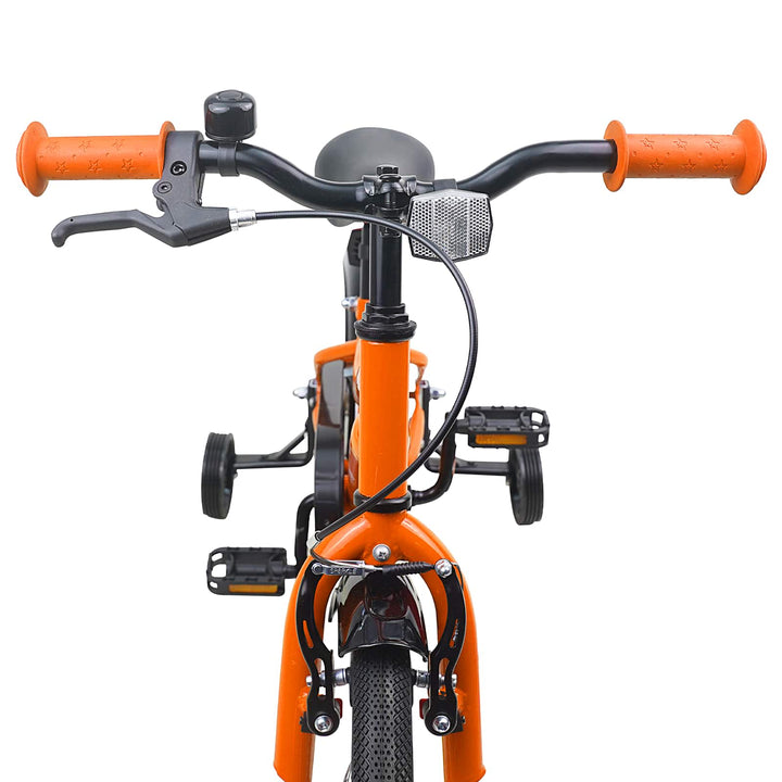 Børnecykel 14 tommer anbefalet til 3-5 år gammel Orange