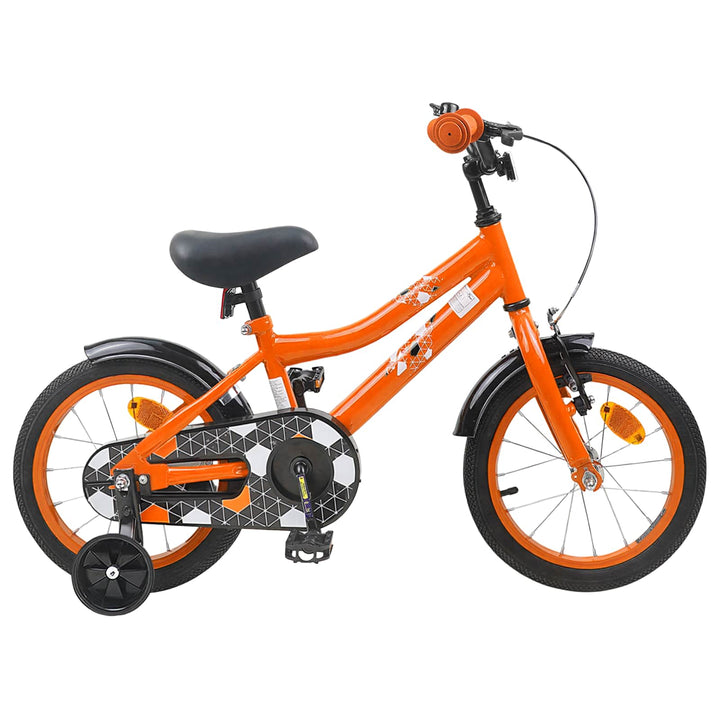 Børnecykel 16 tommer til 4-6 år gamle Orange