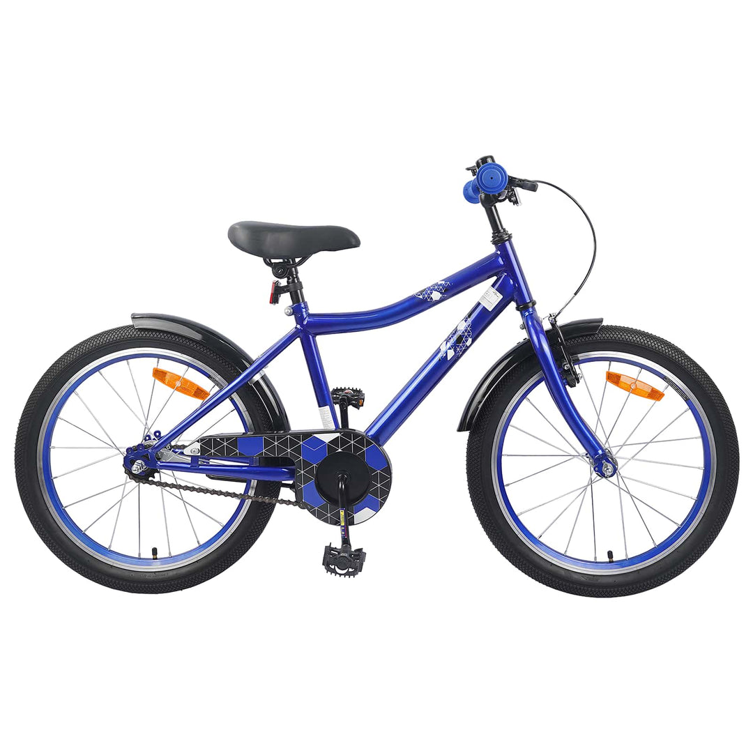Børnecykel 20 tommer til børn i alderen 6-11 år Mørk blå
