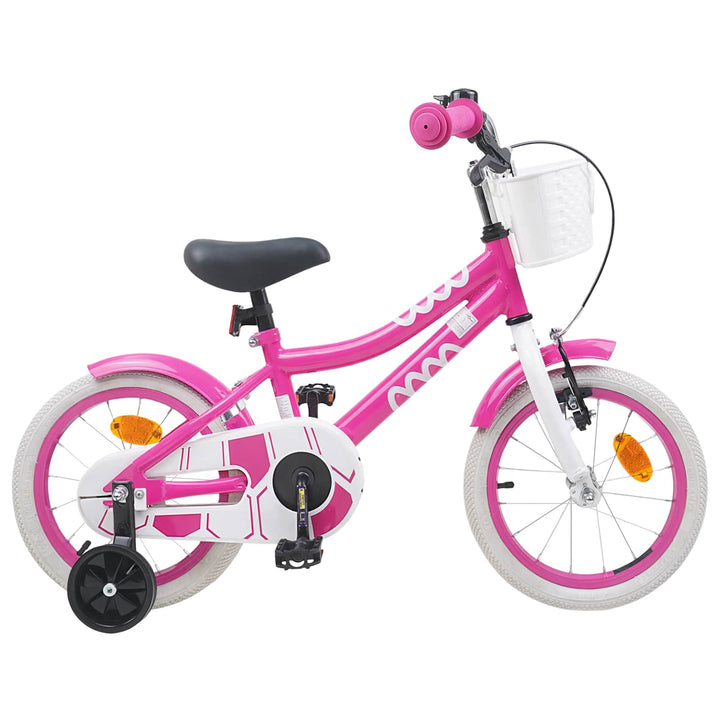 Børnecykel 12 tommer til 2-4 år gamle Lyserød