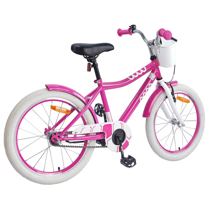 Børnecykel 18 tommer til 5-7 år gammel Lyserød