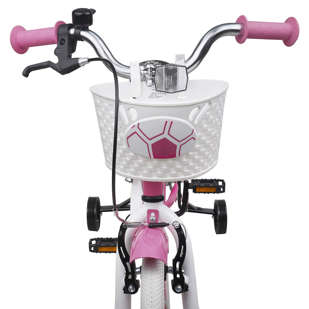 Børnecykel 16 tommer til 4-6 år gamle Lys pink