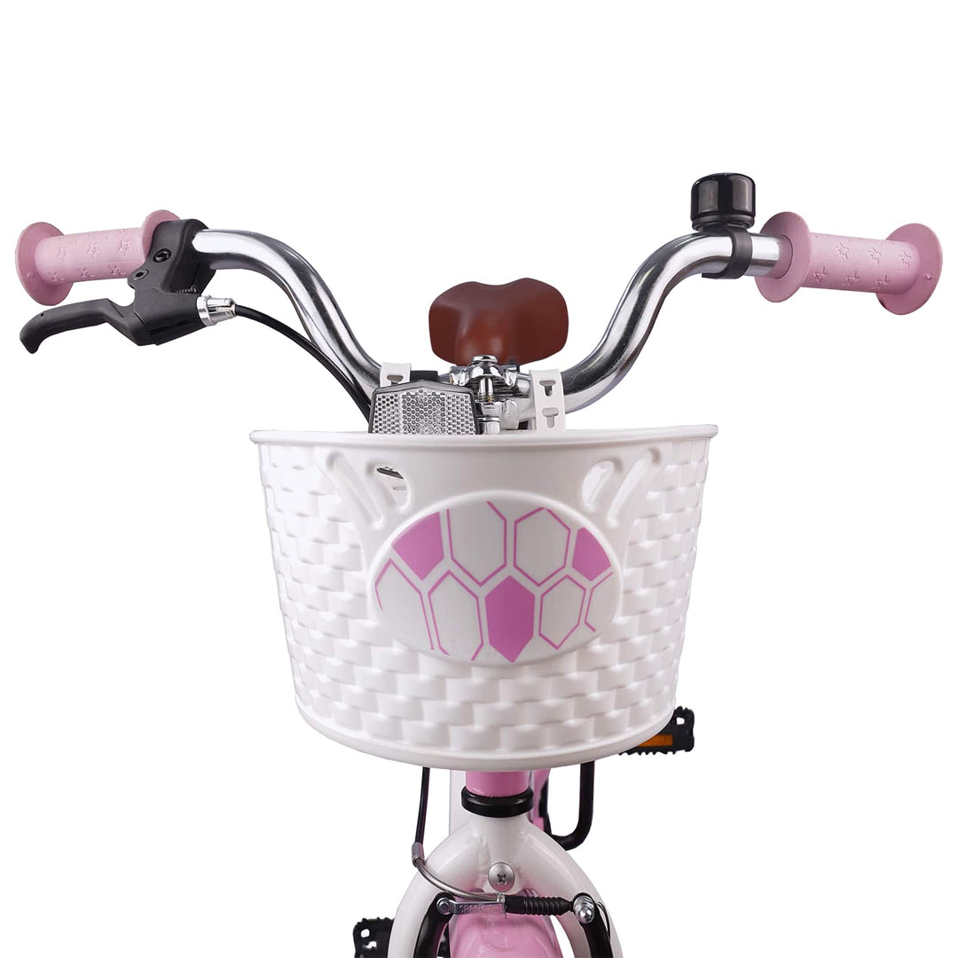 Børnecykel 20 tommer til børn i alderen 6-11 år Lys pink