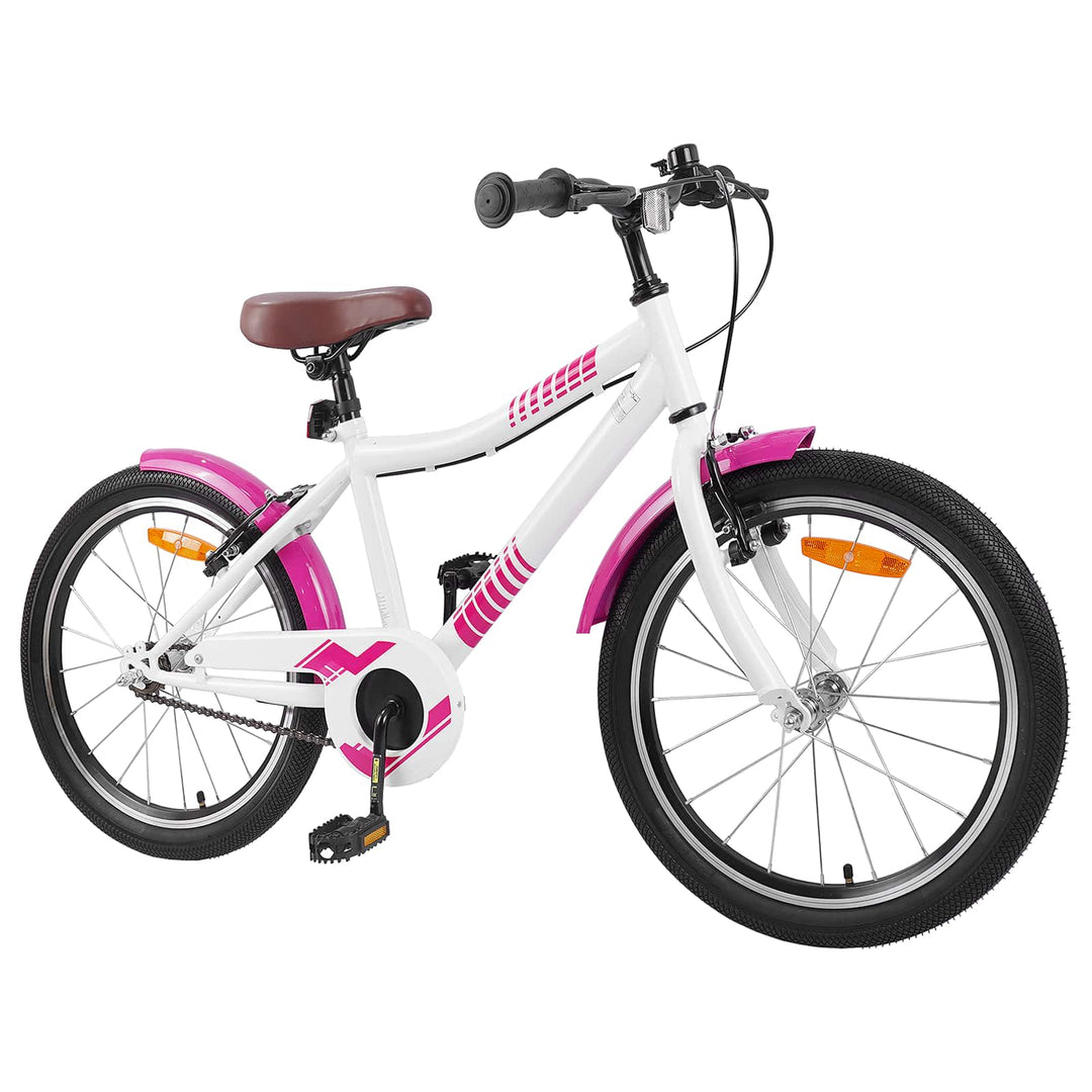 Børnecykel 18 tommer til 5-7 år gammel Lyserød