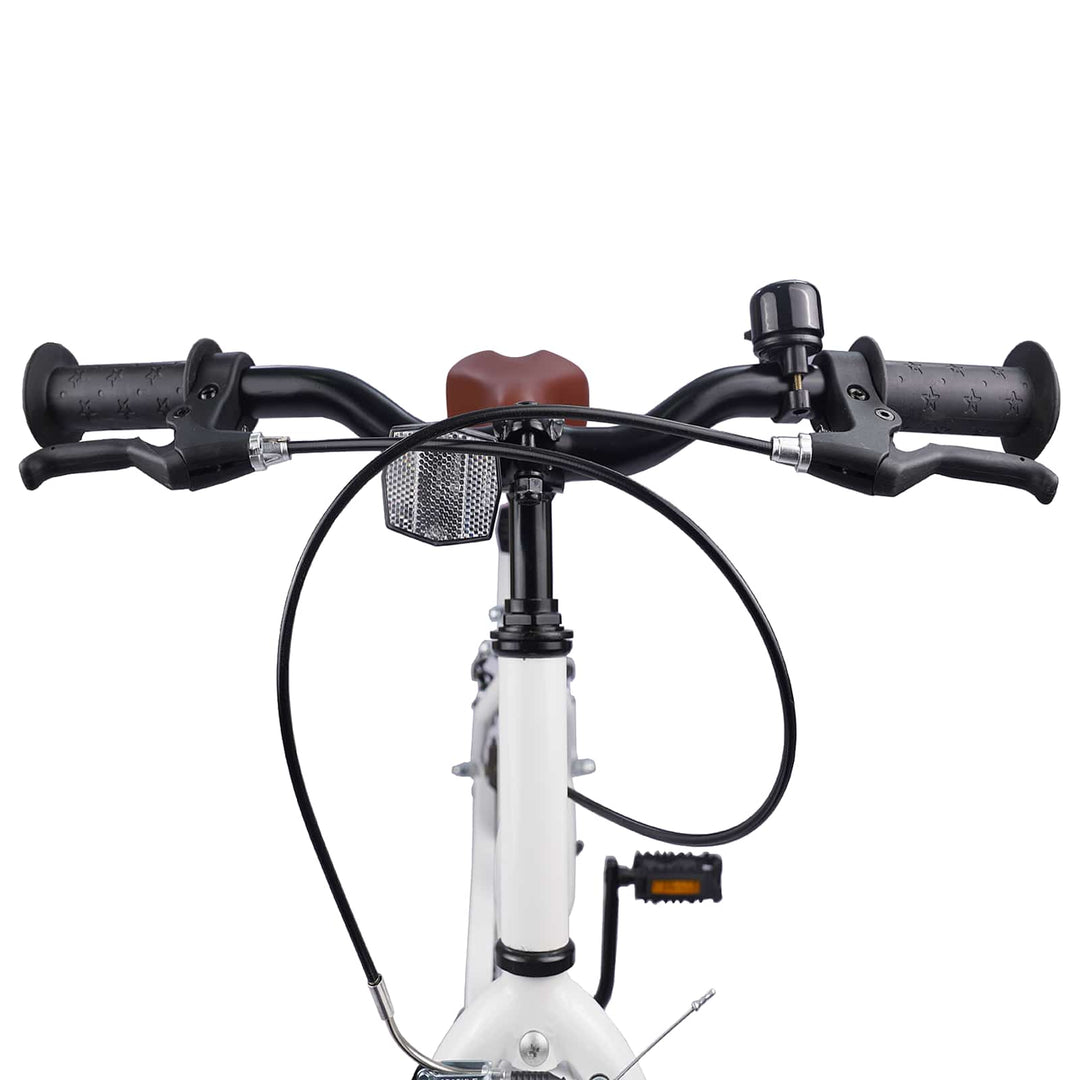 Børnecykel 20 tommer til børn i alderen 6-11 år hvid
