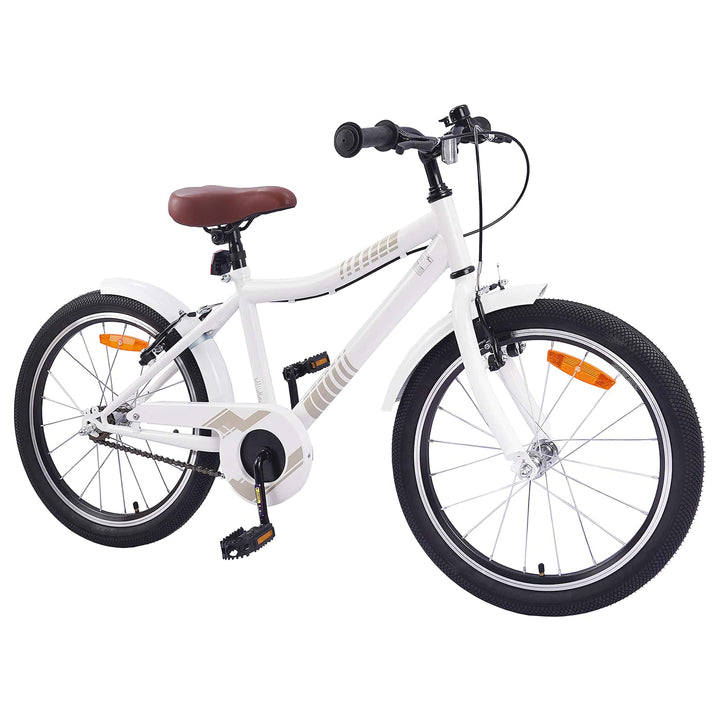 Børnecykel 20 tommer til børn i alderen 6-11 år hvid