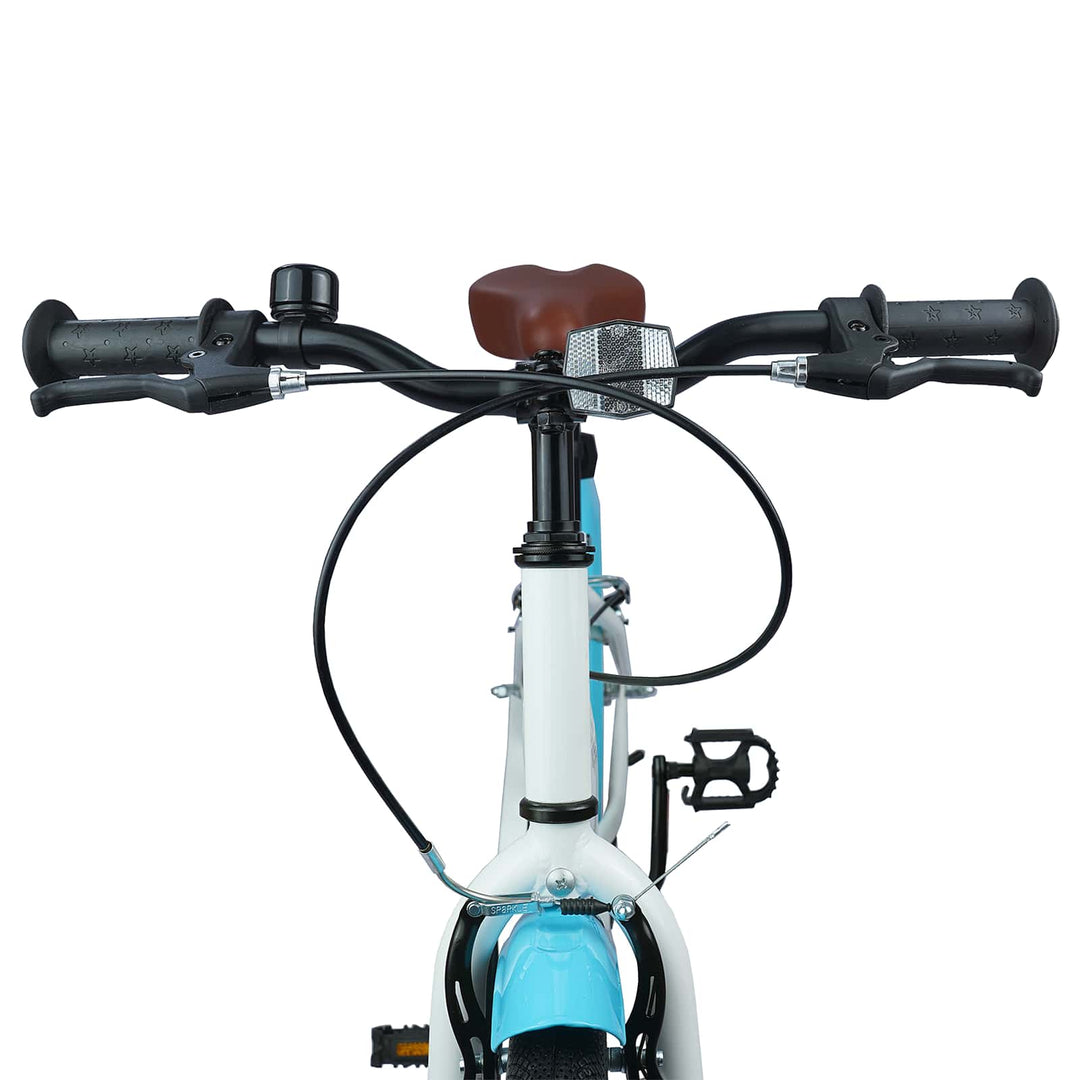 Børnecykel 24 tommer til 8-12 år Lys blå