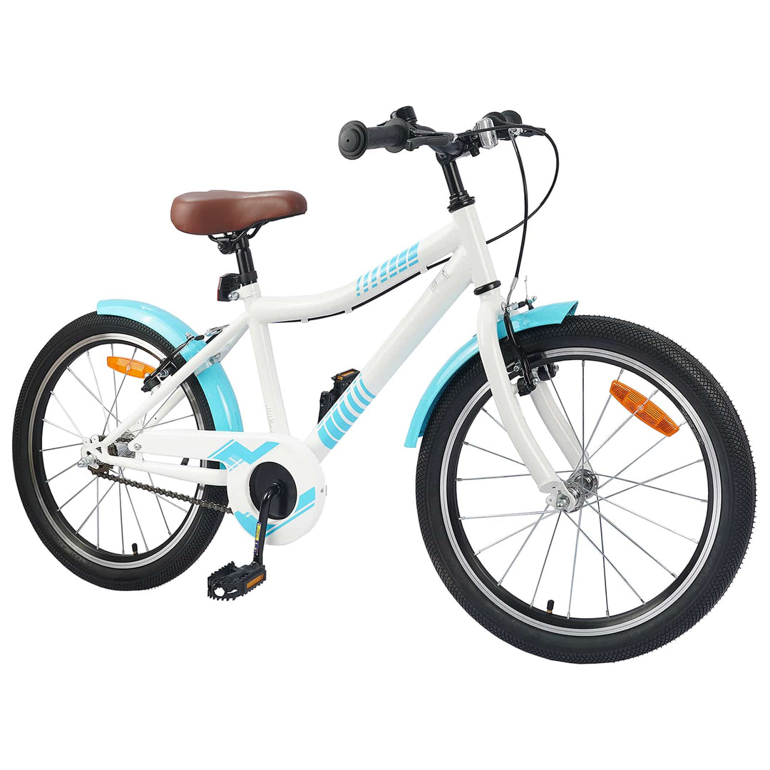 Børnecykel 24 tommer til 8-12 år Lys blå