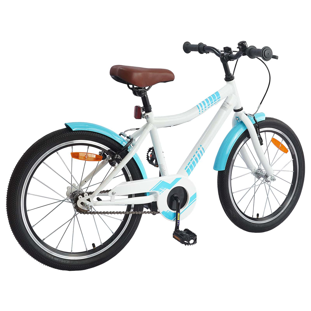 Børnecykel 24 tommer til 8-12 år Lys blå