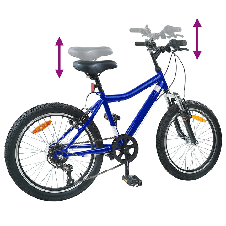 Børnecykel 20 tommer 6-Speed til børn i alderen 6-11 år