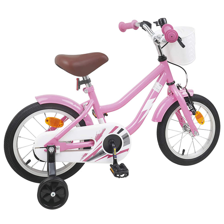 Børnecykel 14 tommer anbefalet til 3-5 år gammel Lys pink