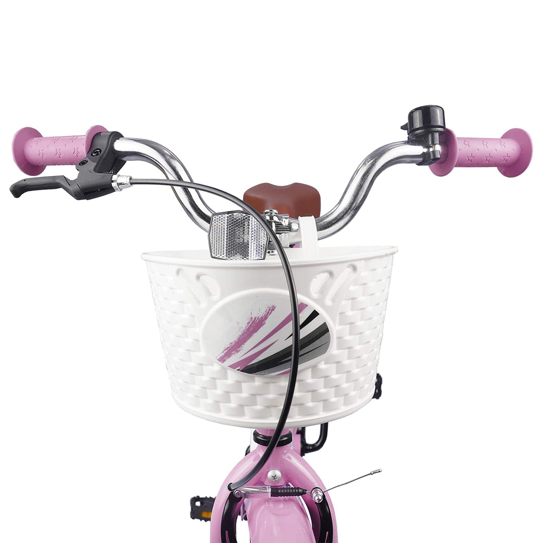 Børnecykel 20 tommer til børn i alderen 6-11 år Lys pink
