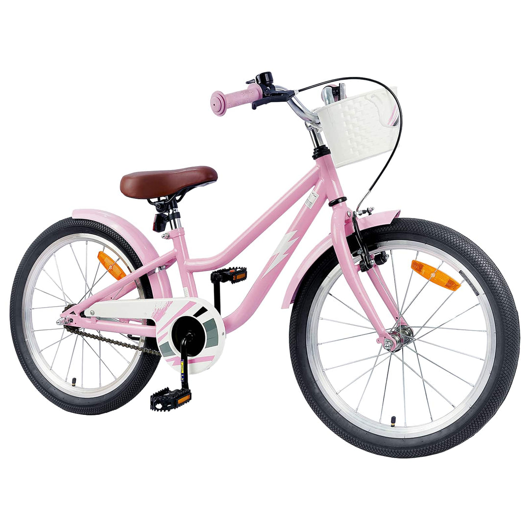 Børnecykel 20 tommer til børn i alderen 6-11 år Lys pink