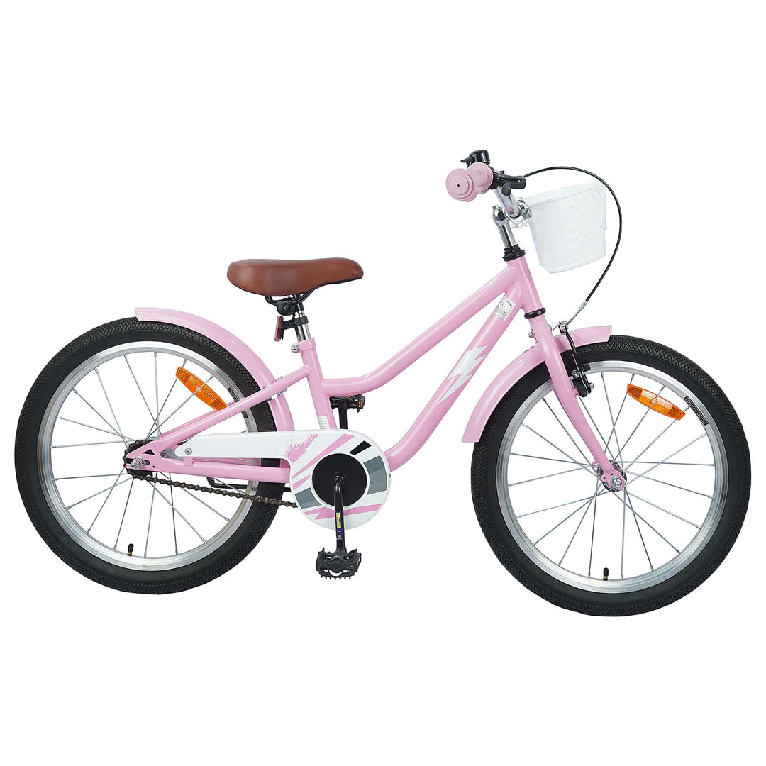 Børnecykel 20 tommer til børn i alderen 6-11 år Lys pink