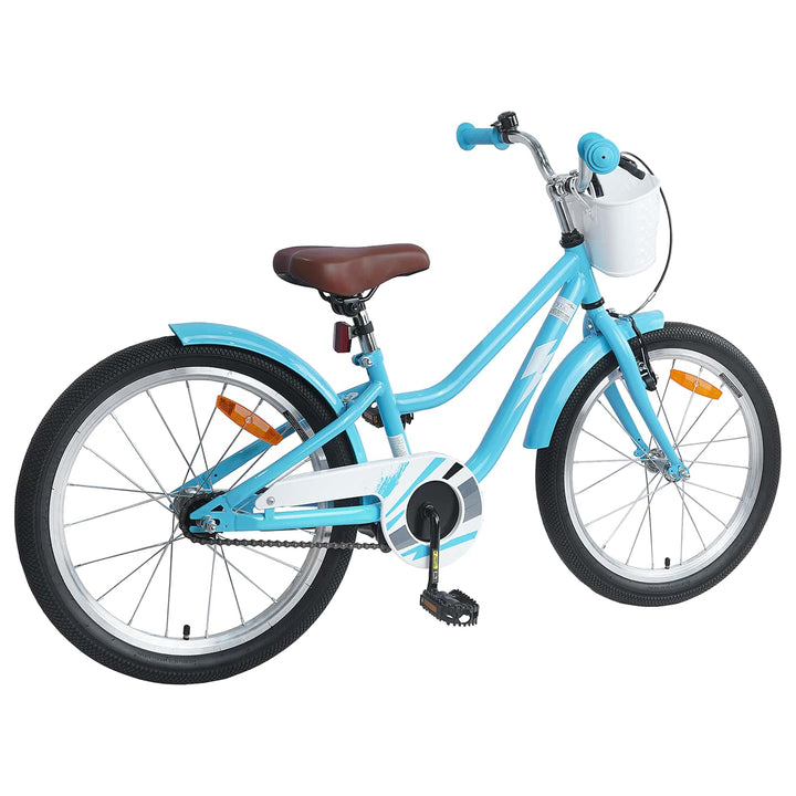 Børnecykel 20 tommer til børn i alderen 6-11 år Lyseblå
