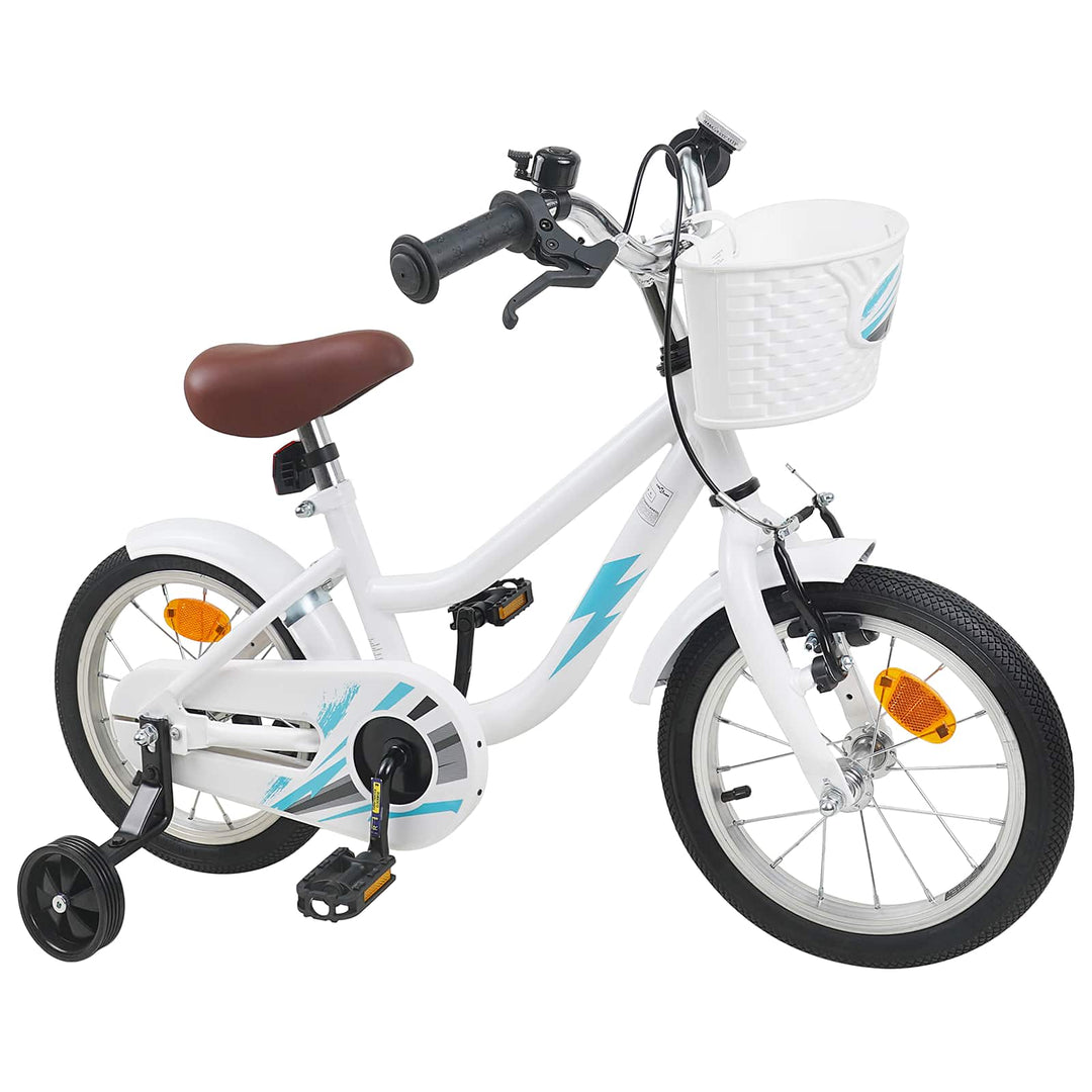 Børnecykel 12 tommer til 2-4 år gamle Hvid