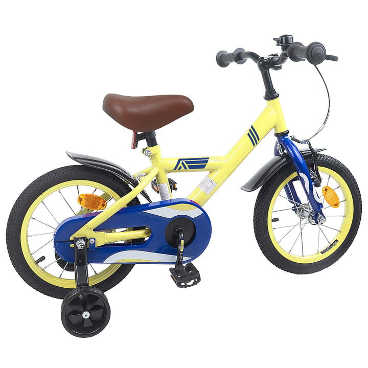 Børnecykel 12 tommer til 2-4 år gamle Gul