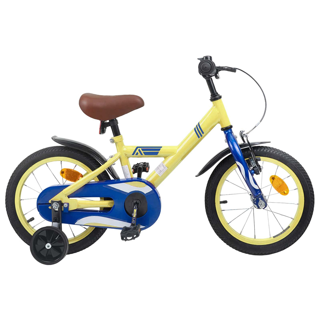 Børnecykel 14 tommer anbefalet til 3-5 år gammel Gul