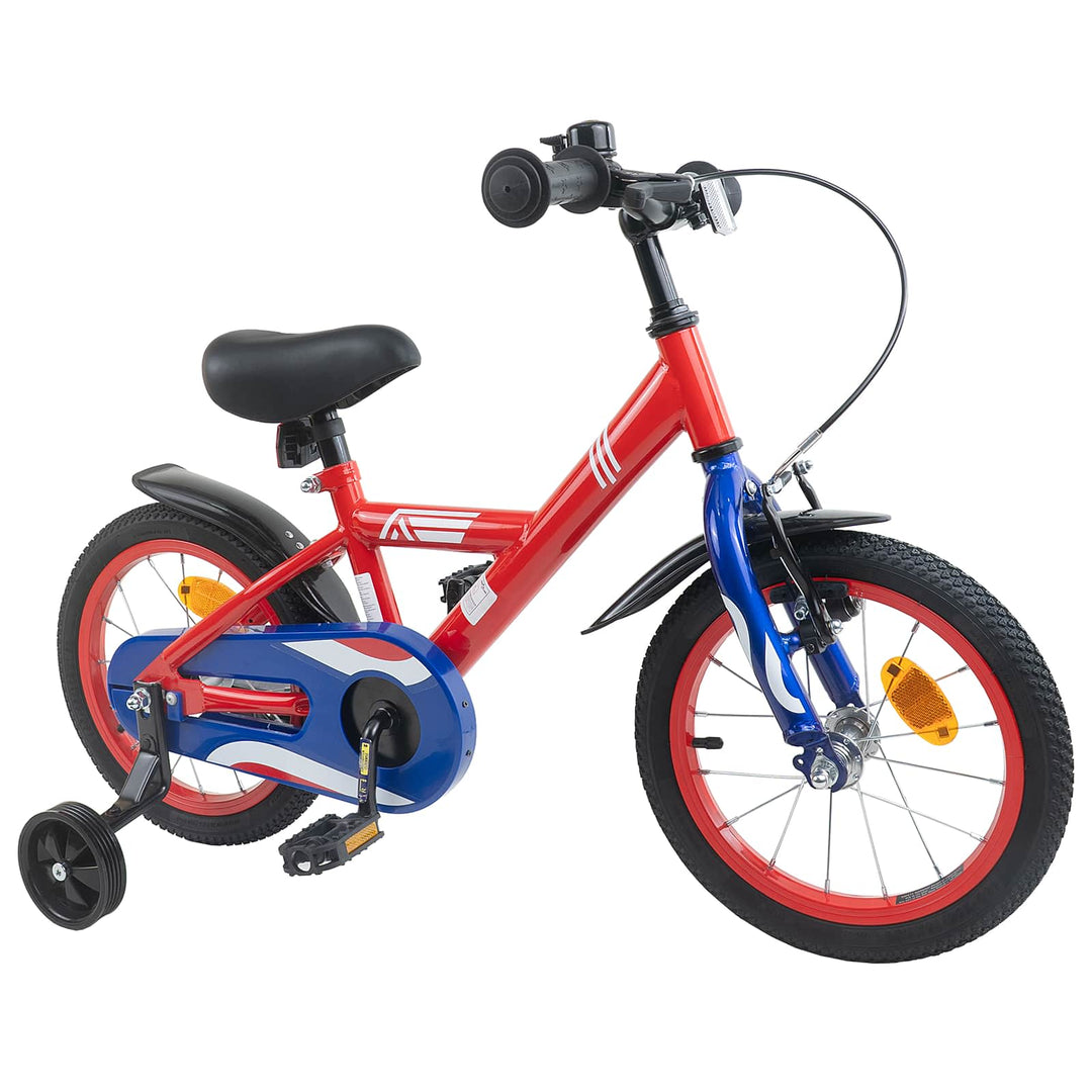 Børnecykel 16 tommer til 4-6 år gamle Rød