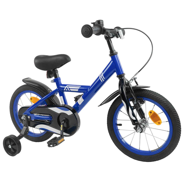 Børnecykel 16 tommer til 4-6 år gamle Mørk blå