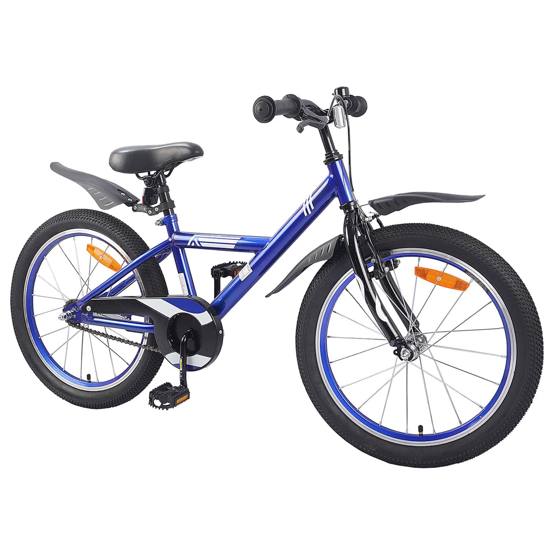 Børnecykel 20 tommer til børn i alderen 6-11 år Mørk blå