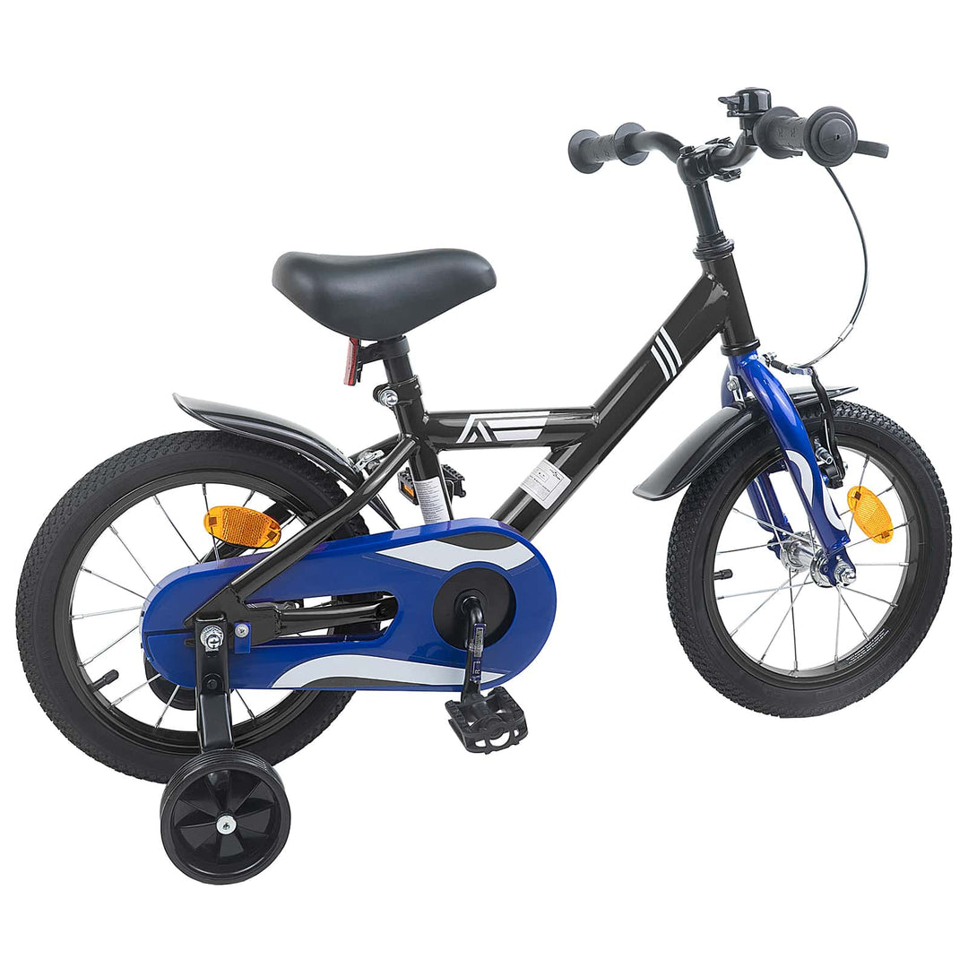 Børnecykel 12 tommer til 2-4 år gamle Sort