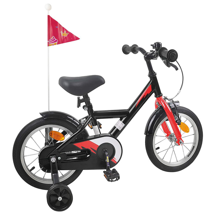 Børnecykel 12 tommer til 2-4 år gamle Sort