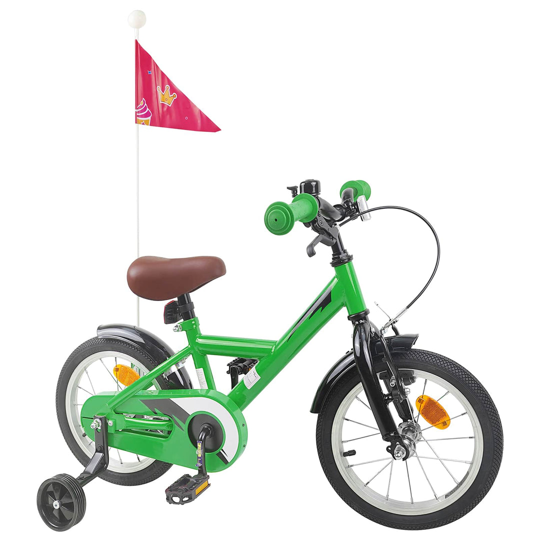 Børnecykel 12 tommer til 2-4 år gamle Grøn