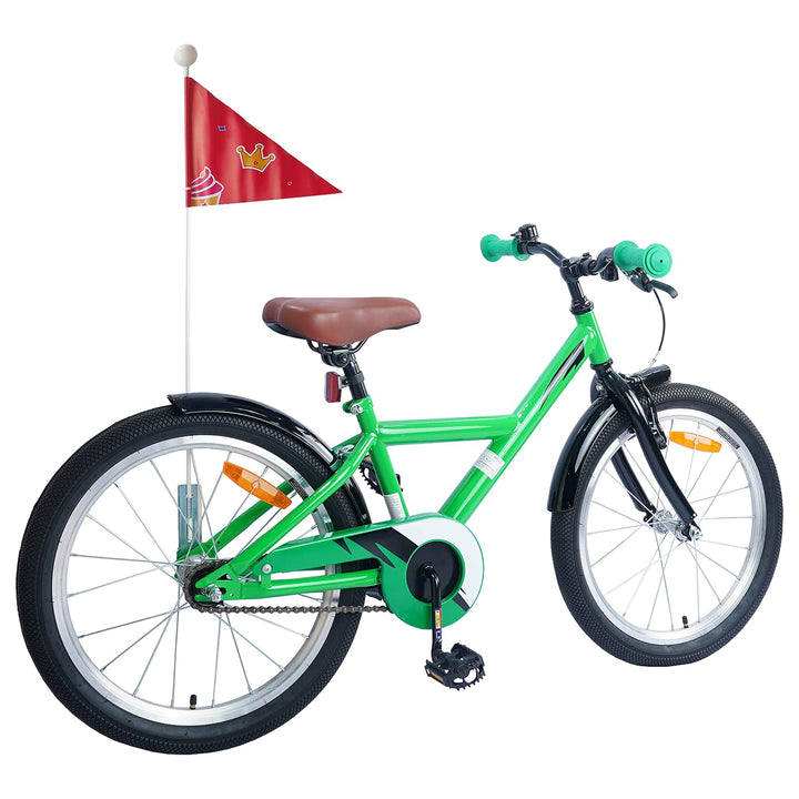 Børnecykel 20 tommer til børn i alderen 6-11 år Grøn
