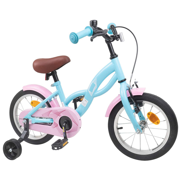 Børnecykel 14 tommer anbefalet til 3-5 år gammel Lyseblå