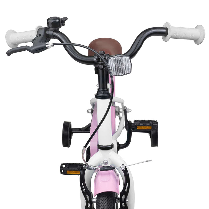 Børnecykel 14 tommer anbefalet til 3-5 år gammel Hvid
