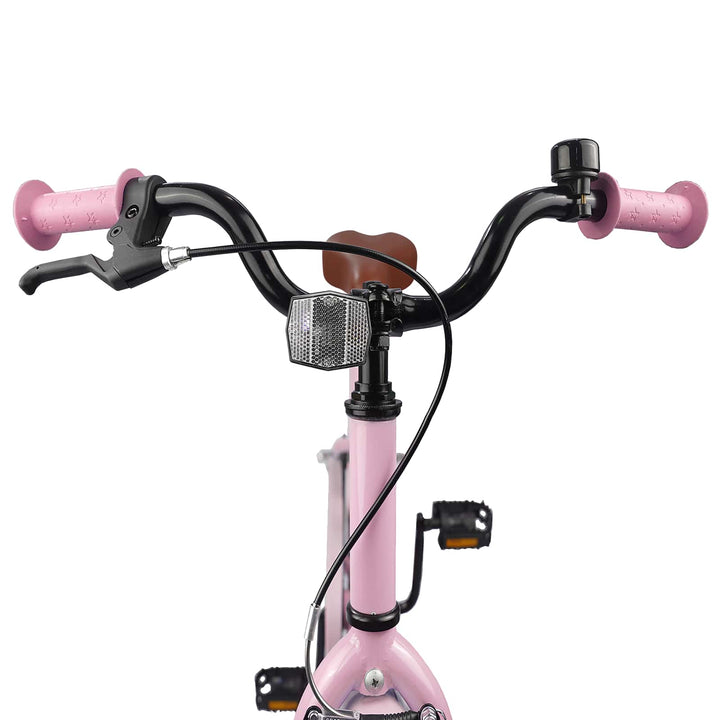 Børnecykel 18 tommer til 5-7 år gammel Lys pink