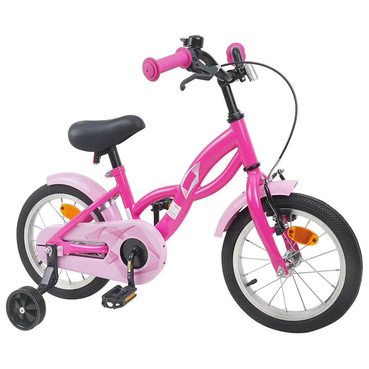 Børnecykel 12 tommer til 2-4 år gamle Mørk pink