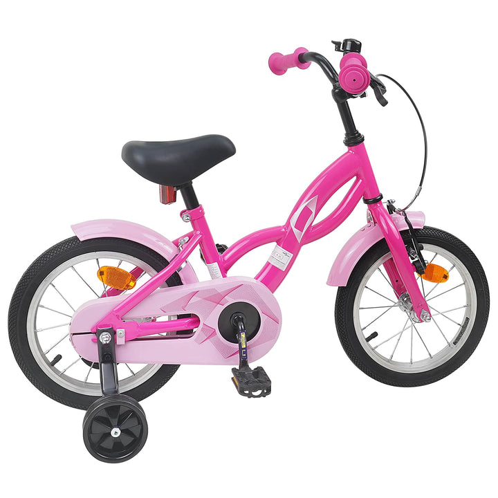 Børnecykel 12 tommer til 2-4 år gamle Mørk pink