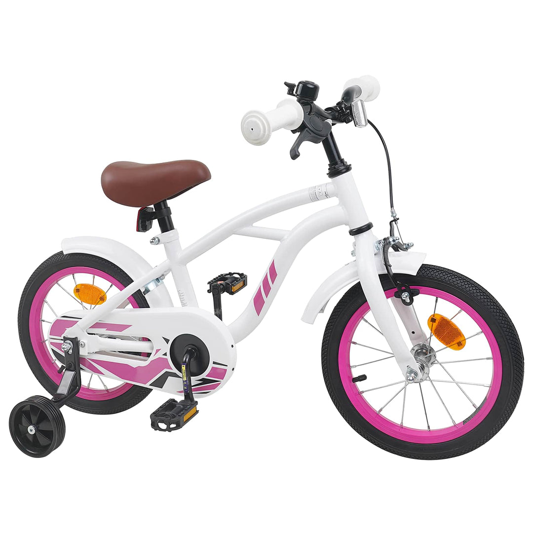 Børnecykel 12 tommer til 2-4 år gamle Hvid
