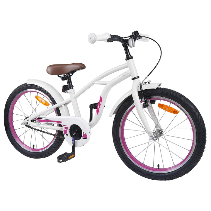 Børnecykel 22 tommer til 7-12 år gammel Hvid