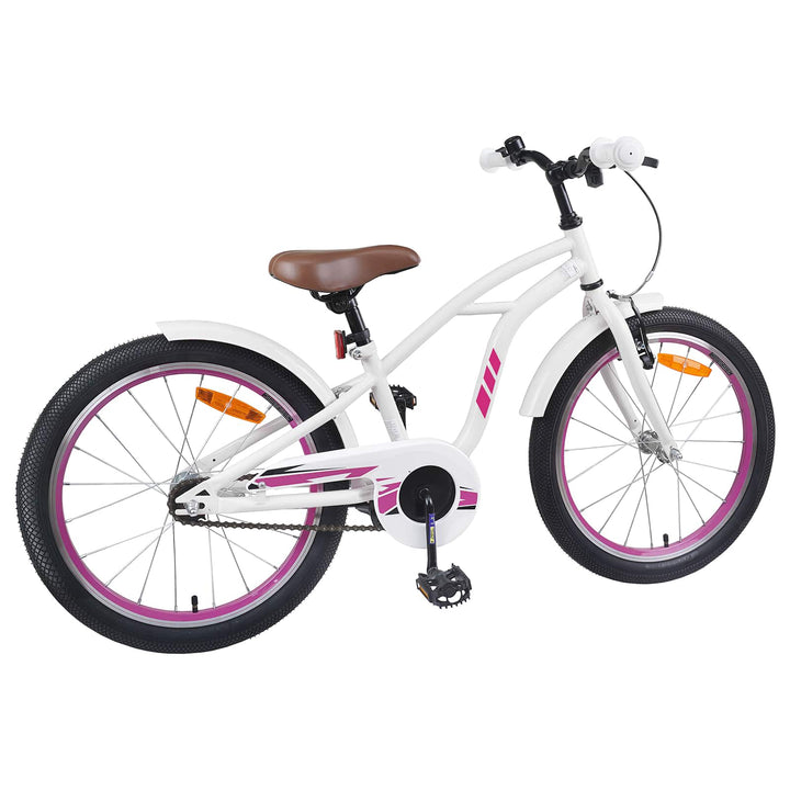 Børnecykel 22 tommer til 7-12 år gammel Hvid
