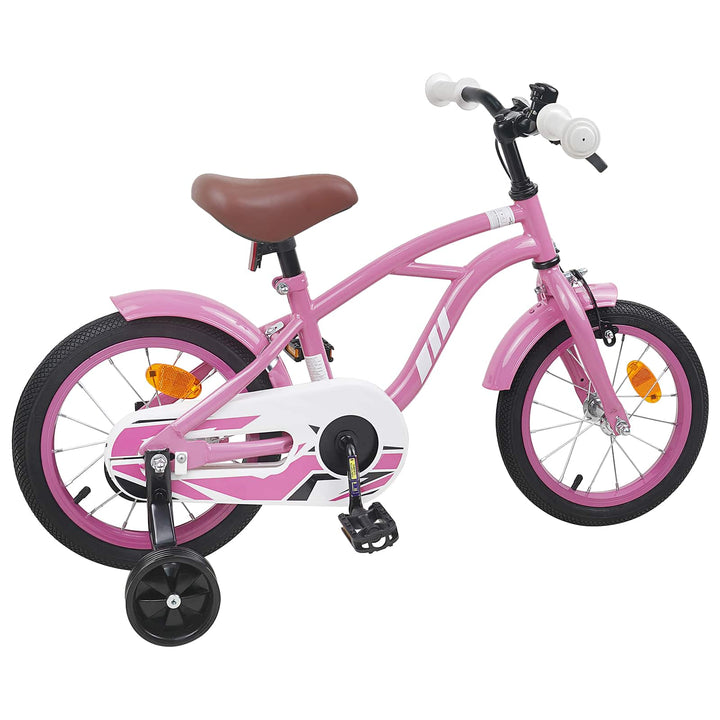 Børnecykel 14 tommer anbefalet til 3-5 år gammel Lys pink
