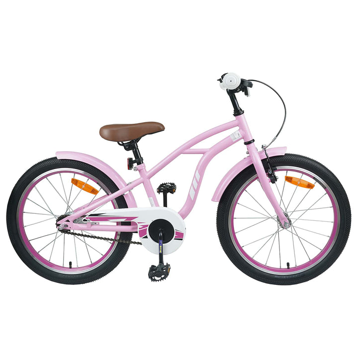 Børnecykel 20 tommer til børn i alderen 6-11 år Lys pink