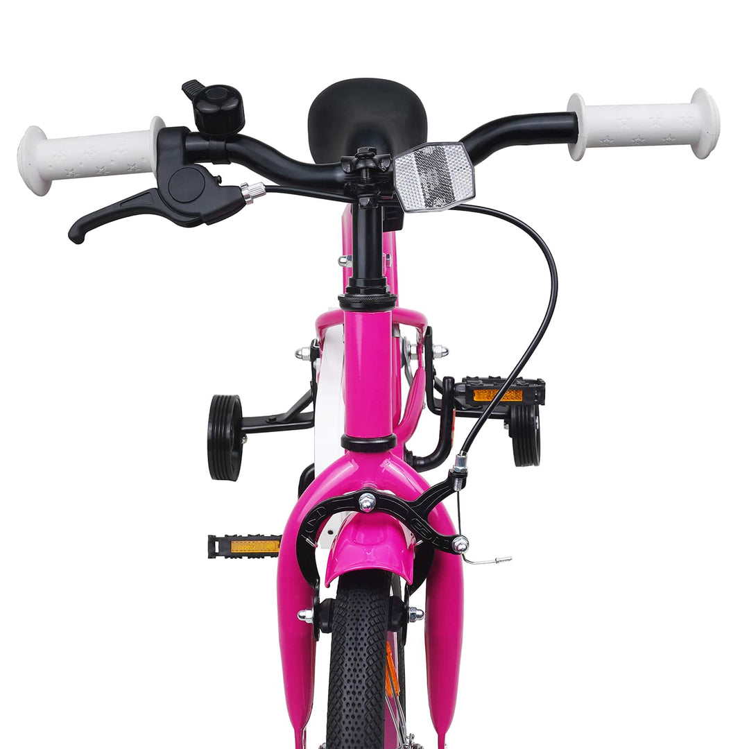 Børnecykel 16 tommer til 4-6 år gamle Mørk pink
