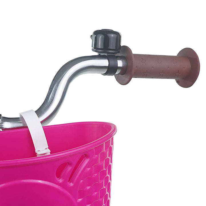 Børnecykel 24 tommer til 8-12 år Mørk pink