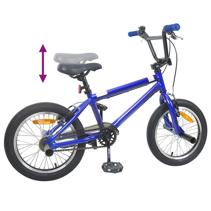 BMX Cykel 18 tommer til 7-10 år gamle Mørk blå